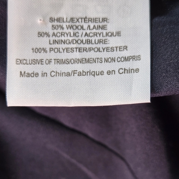 TORY BURCH Navy Wool Fitted Blazer With Red Floral Embroidery. Size XS - Picture 10 of 12